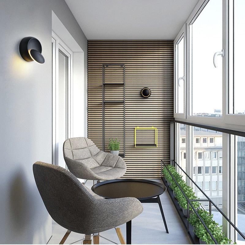 Creative Moon 6W Led 360 Degree Rotatable Wall Light