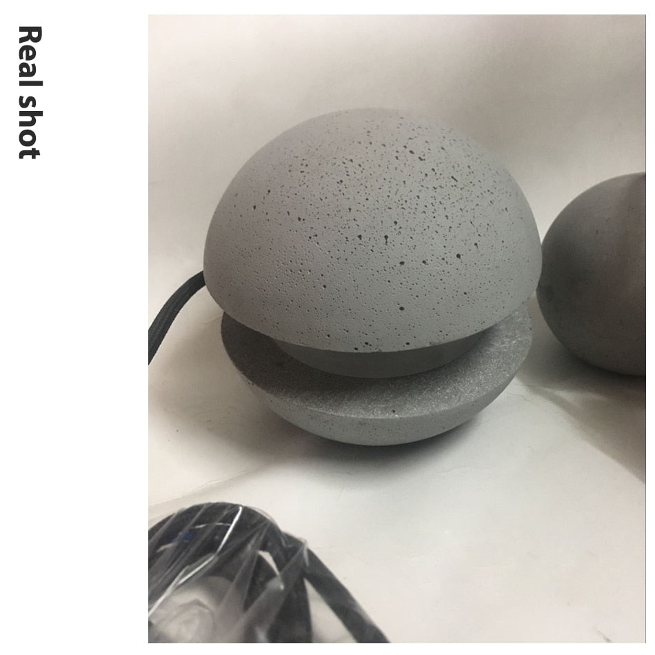 Diano Planet Collection Nordic Single Head Design Cement Pendant Light