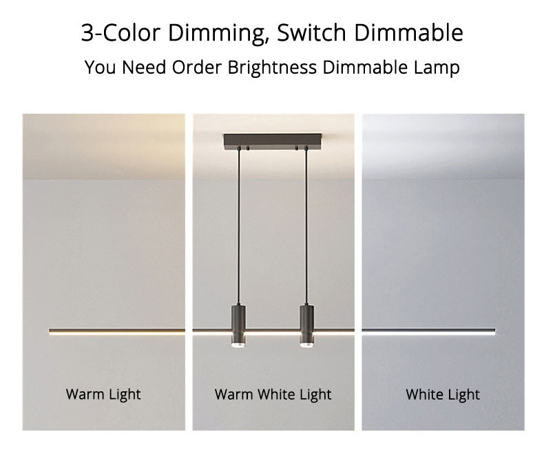 Modern Minimalist Long Strip Designer Chandelier