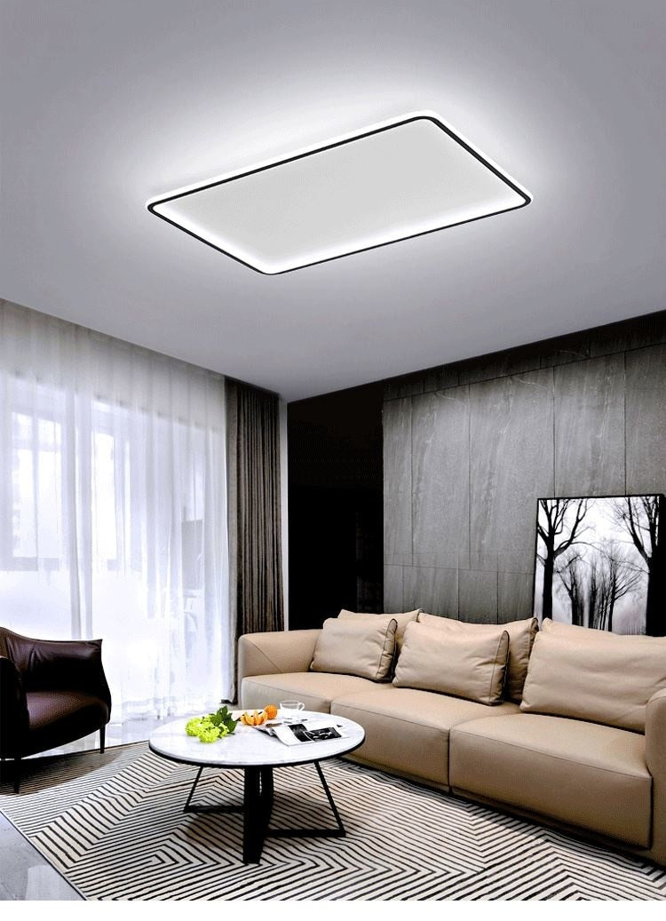 Yico Rectangular Simple Super Flush Led Ceiling Light