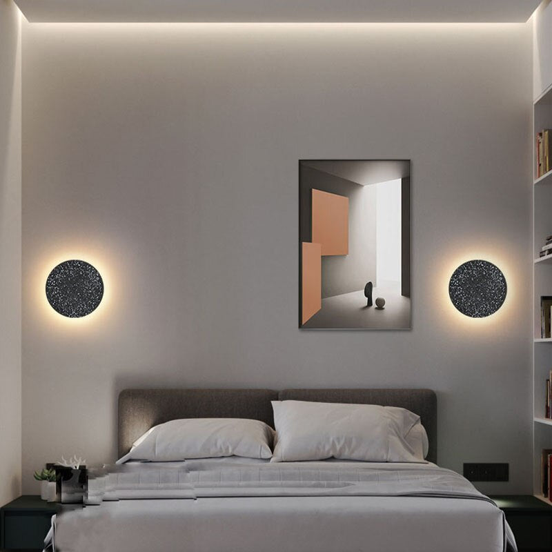 Macy Creative Terrazzo Japandi Marble LED Wall Lamp