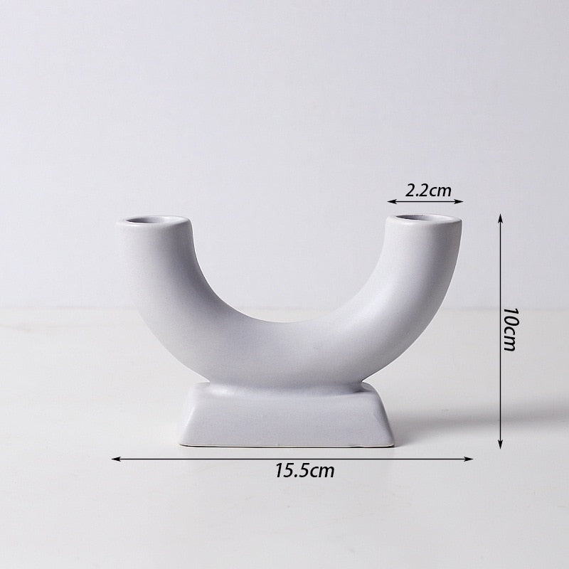 Nordic Design Concrete Candlestick Concrete