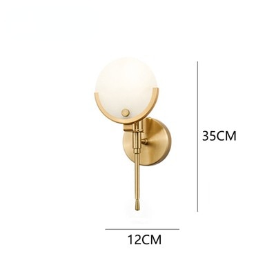 Mancy Modern Creative Marble Sconce Wall Lamp