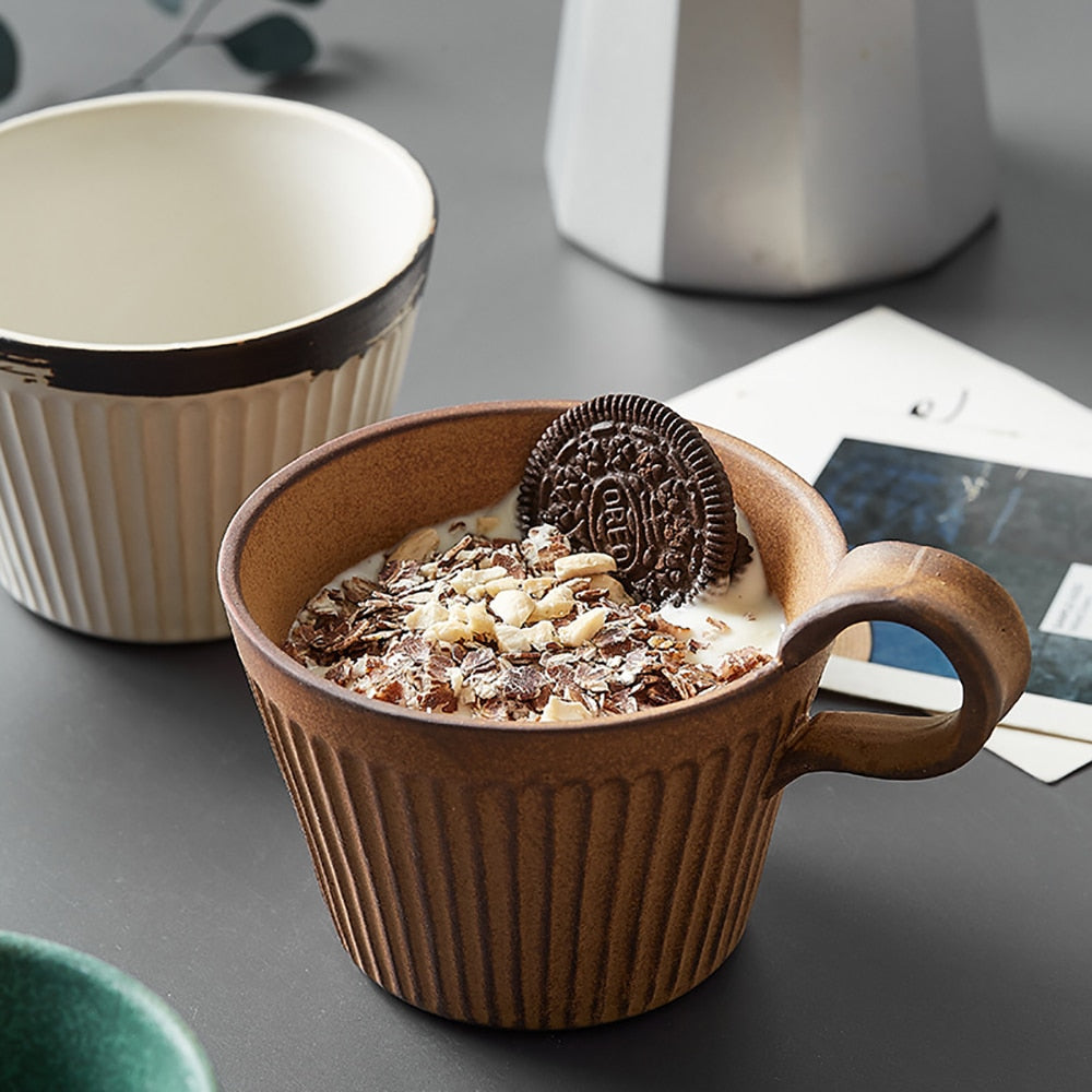 Handmade Retro Ceramic Coffee Mug