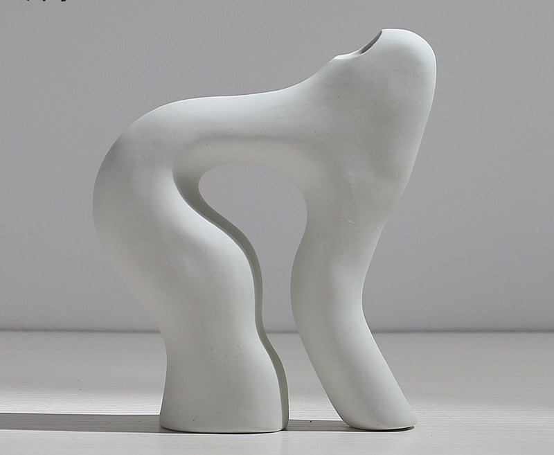 Abstract Art Nordic Ceramic Vase