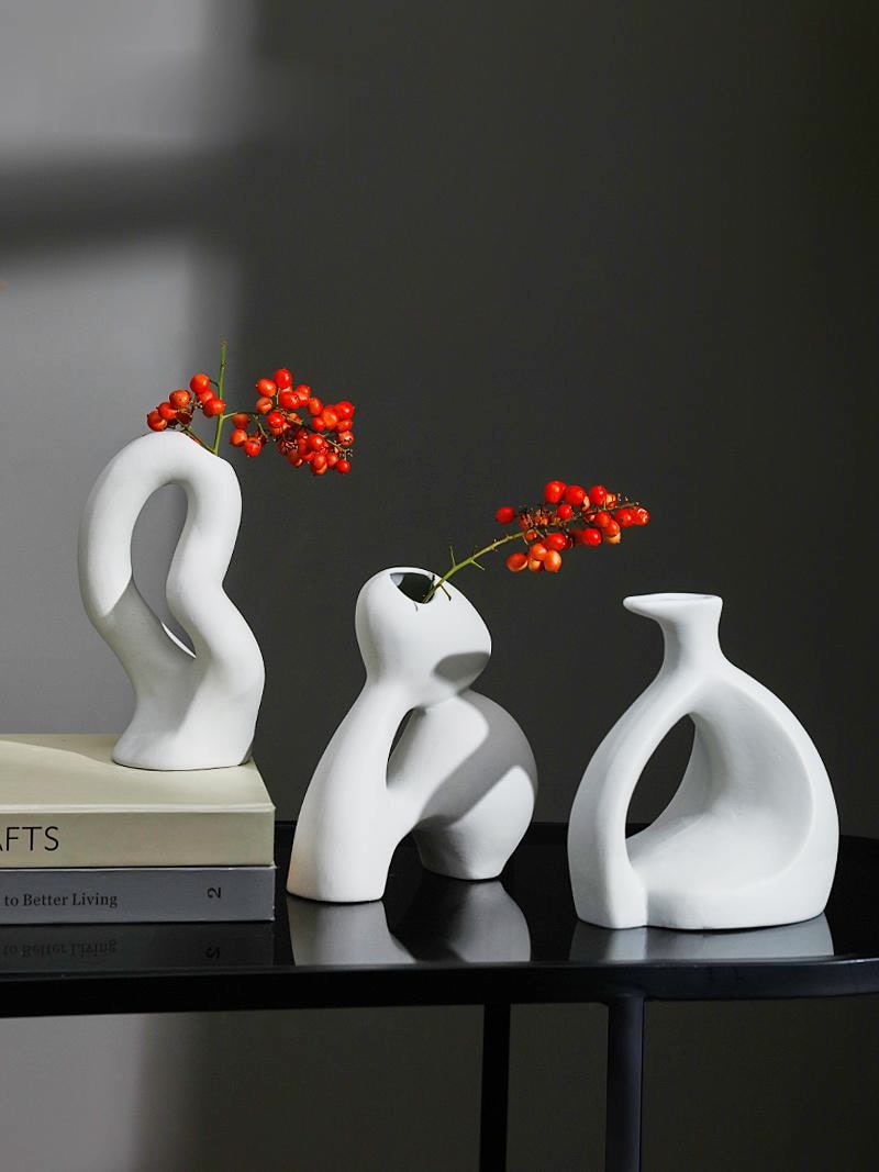 Abstract Art Nordic Ceramic Vase
