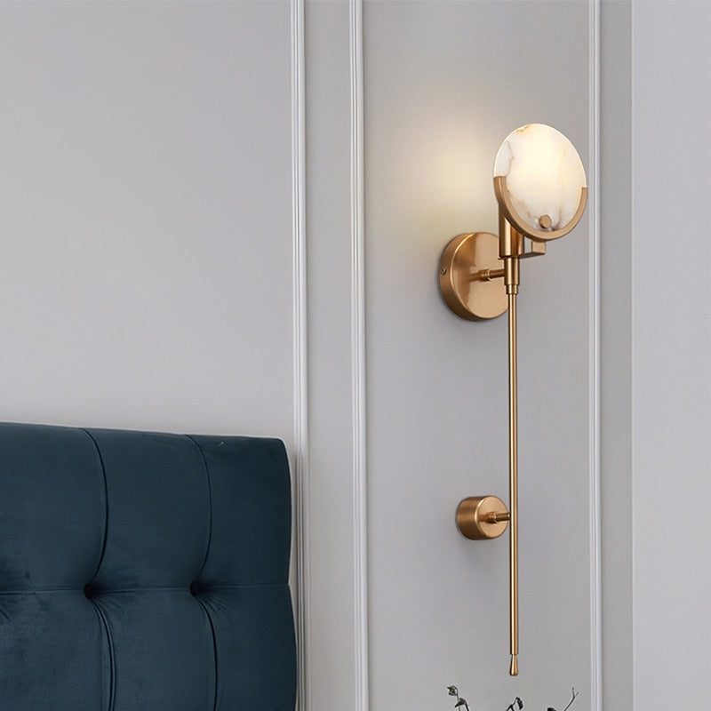 Mancy Modern Creative Marble Sconce Wall Lamp