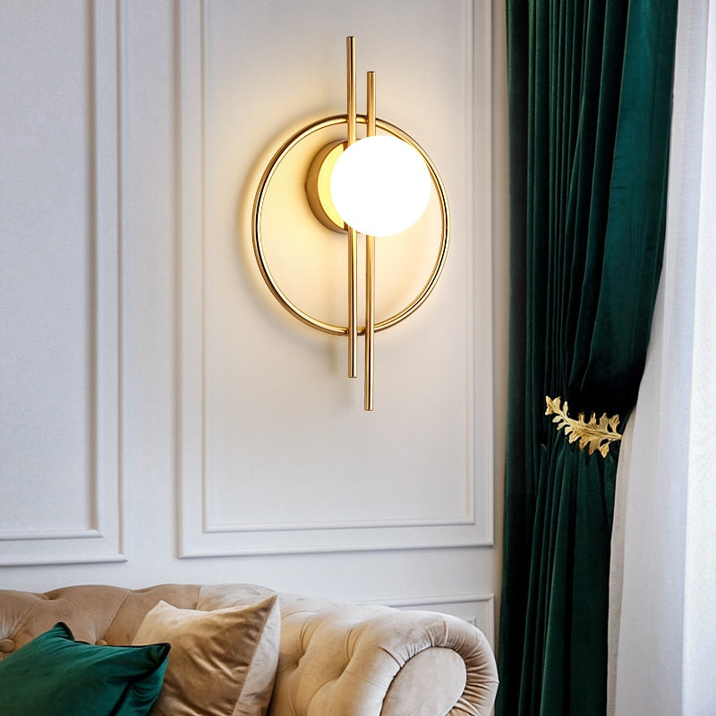 Luxury Modern Globe Wall Lamp