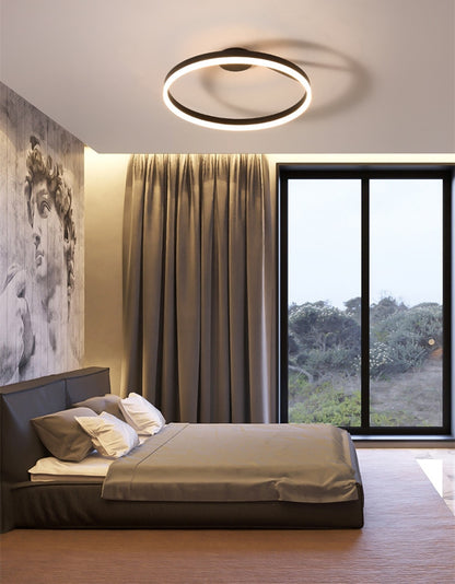 Sandy Modern LED Ring Dimmable Chandelier