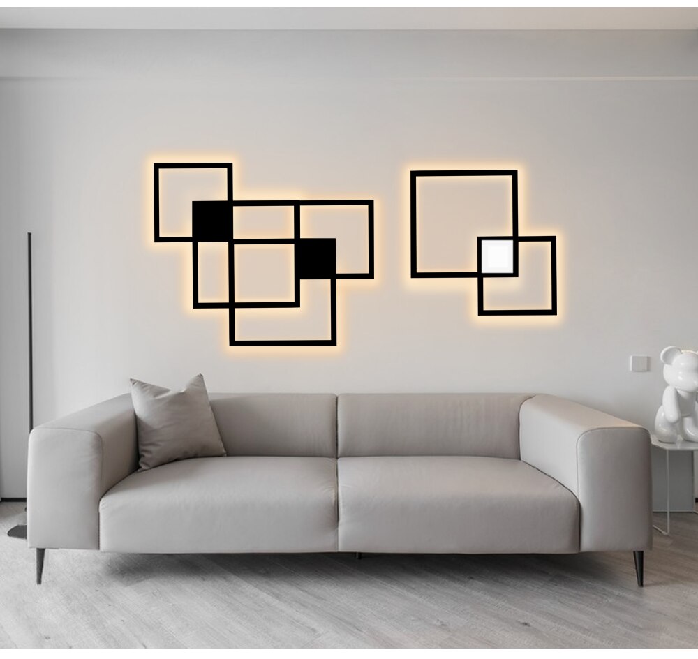 Zerono Square Panel LED Wall Lamp