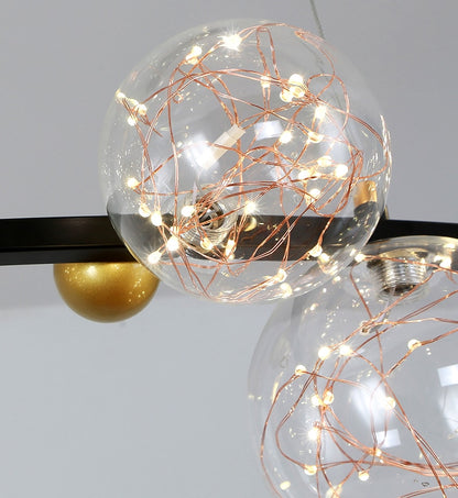 NoEn Nordic Starlight Globes Chandelier