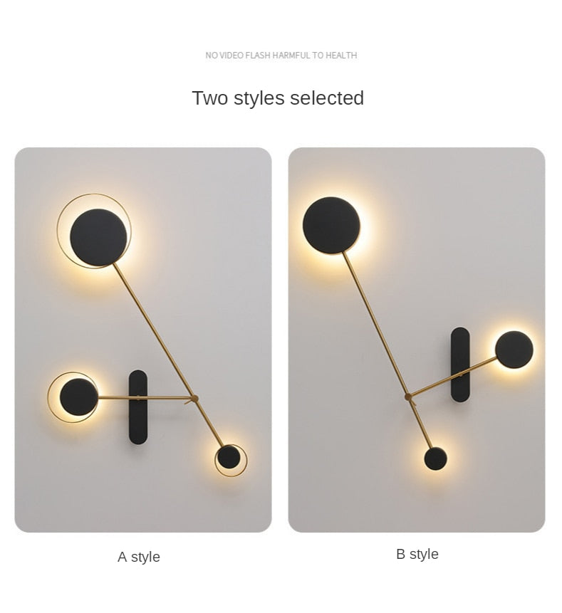 IWP Modern Nordic Premium LED Sconce Wall Lamp