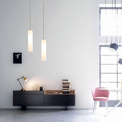 IWP Minimalist Slim Cylinder Pendant Light