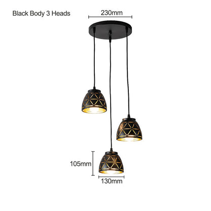 Bony Rustic 3 Heads Ceiling Light