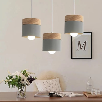 IWP Nordic LED Wooden Mini Pendant Light