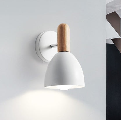 Nordic Wood & Matte Sconce Wall Light