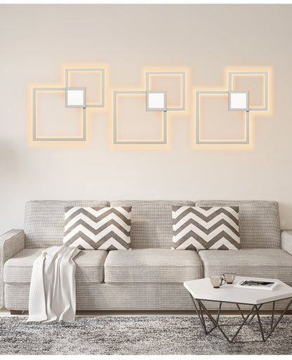 Zerono Square Panel LED Wall Lamp