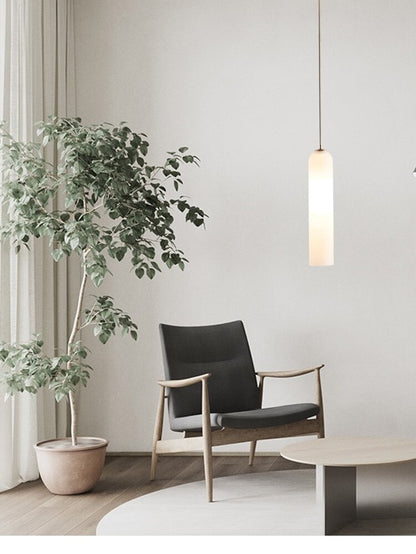 IWP Minimalist Slim Cylinder Pendant Light