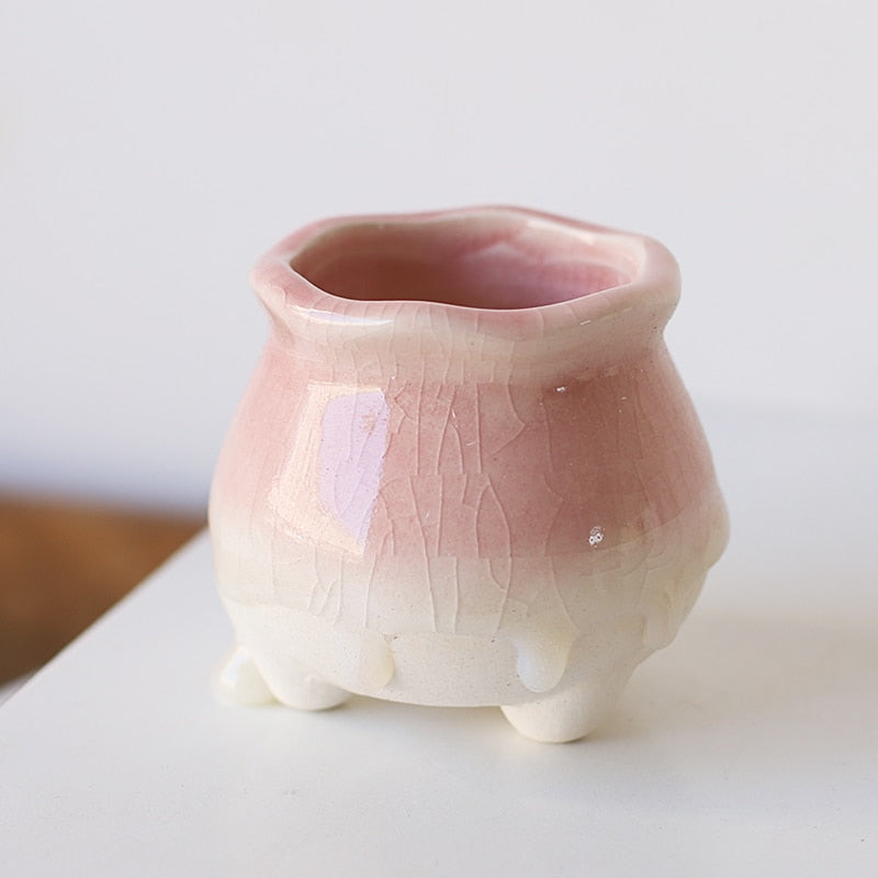 Nordic Glaze Creative Mini Planter