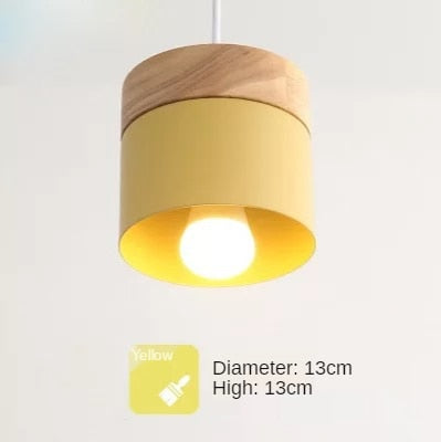 IWP Nordic LED Wooden Mini Pendant Light