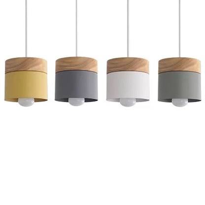 IWP Nordic LED Wooden Mini Pendant Light