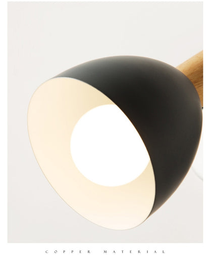 Nordic Wood & Matte Sconce Wall Light