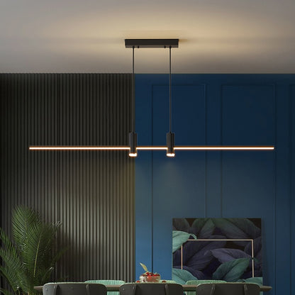 Modern Minimalist Long Strip Designer Chandelier