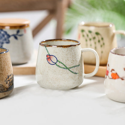 Japanese Vintage Design Ceramic Mug