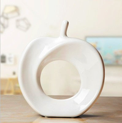 Creative Ceramic Hollow Apple Decor Ornaments