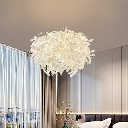 Modern Simple Leaf LED Chandelier