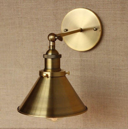 IWP Vintage Brass Sconce Wall Light