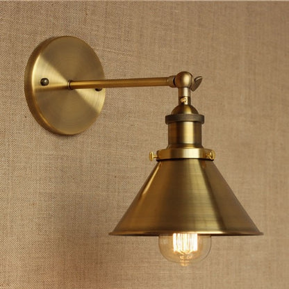 IWP Vintage Brass Sconce Wall Light