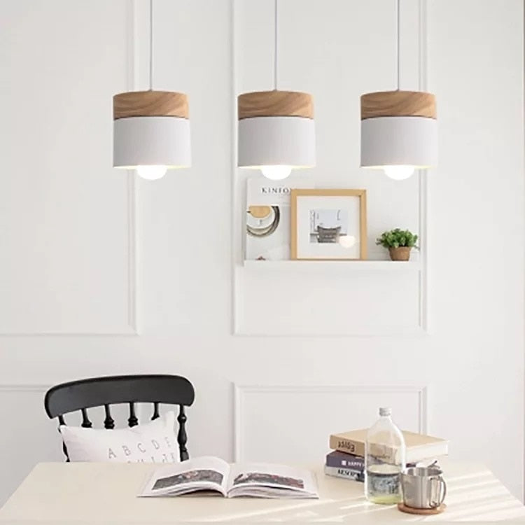 IWP Nordic LED Wooden Mini Pendant Light