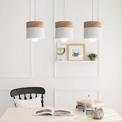 IWP Nordic LED Wooden Mini Pendant Light