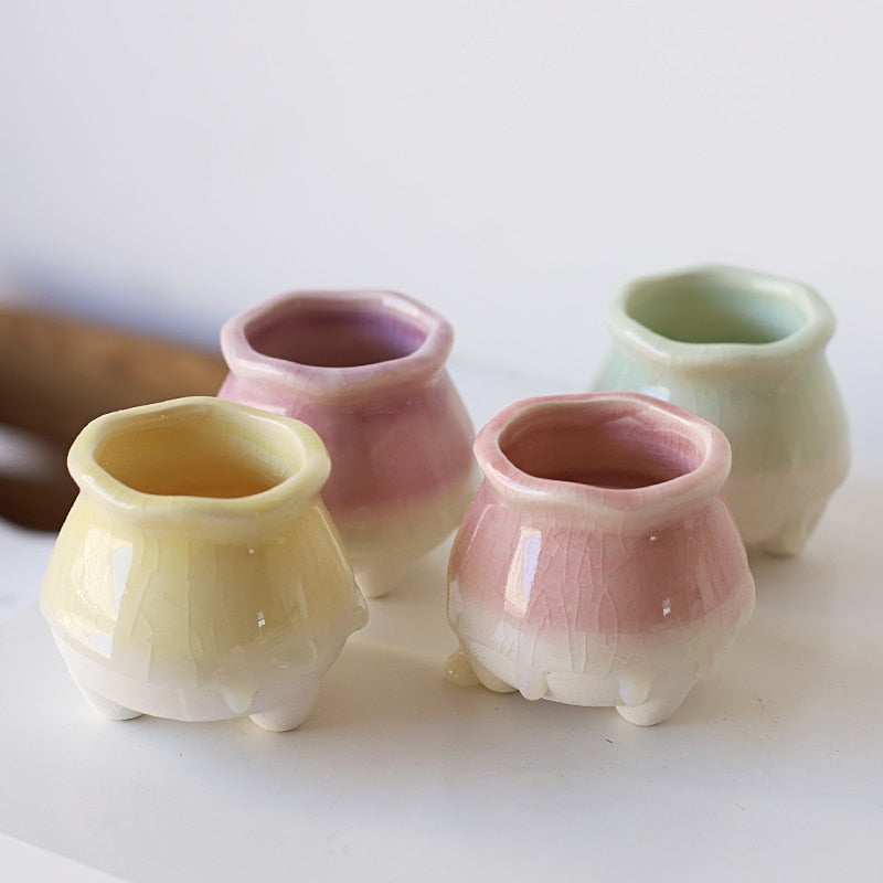 Nordic Glaze Creative Mini Planter