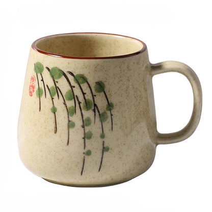 Japanese Vintage Design Ceramic Mug