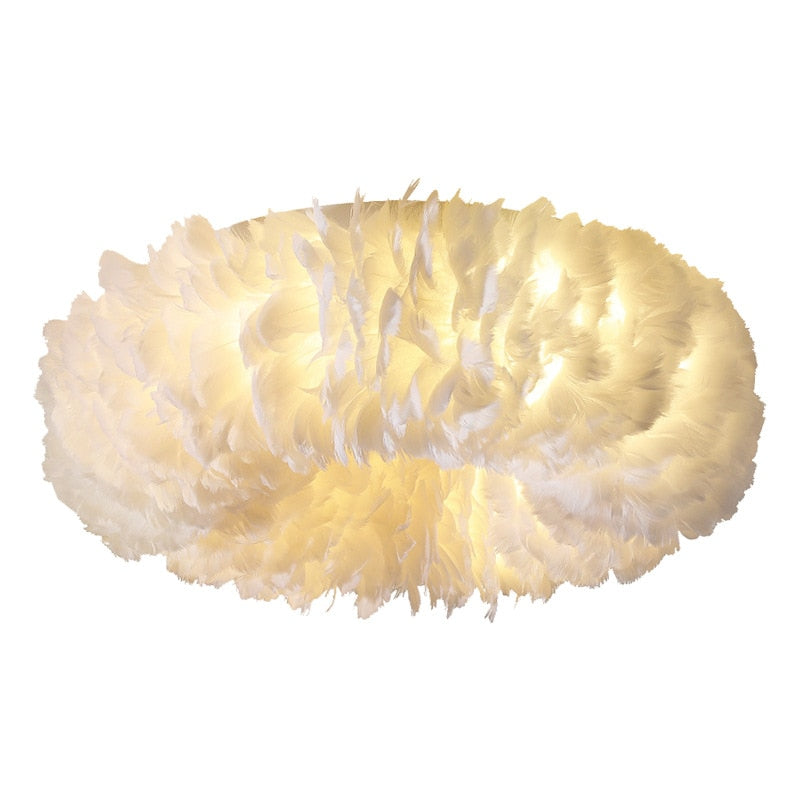 New Cloud Feather Chandelier