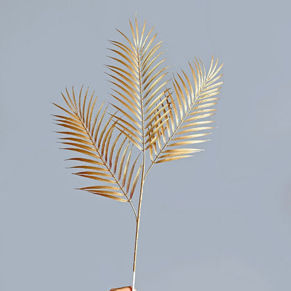 Golden Artificial Plants Leaf Home Decor