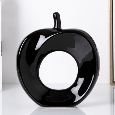 Creative Ceramic Hollow Apple Decor Ornaments