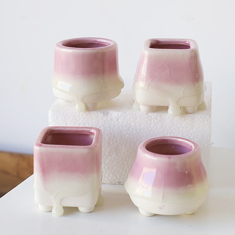 Nordic Glaze Creative Mini Planter