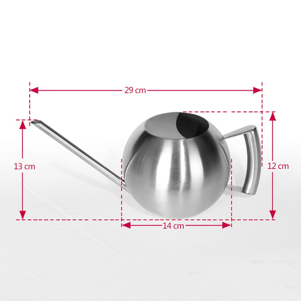 1L Stainless Steel Decorative Watering Pot