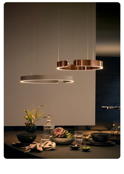 Sandy Nordic Ring Dimmable LED Chandelier