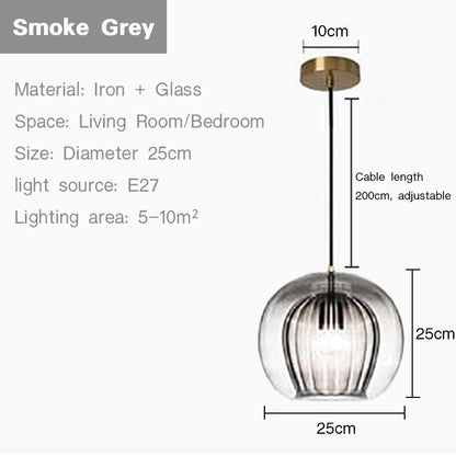 Sano Nordic Design Modern 2-layer Glass Pendant Light