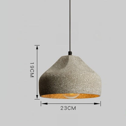 Nordic Industrial Grainy Cement Pendant Light