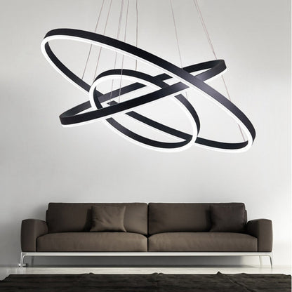 Sandy Modern Drop Ring LED Ceiling Chandelier