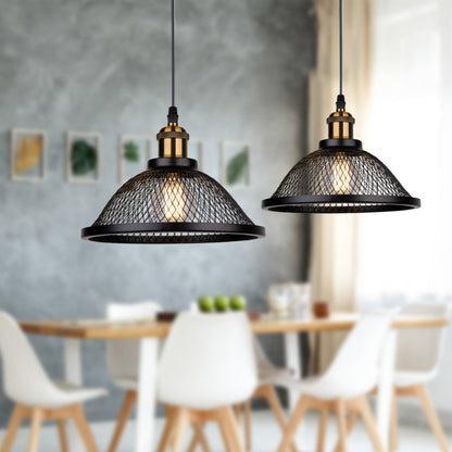 Noel Vintage Industrial Mesh Metal Pendant Light