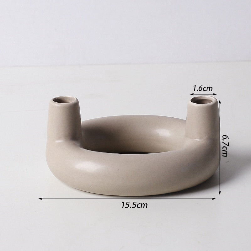 Nordic Design Concrete Candlestick Concrete