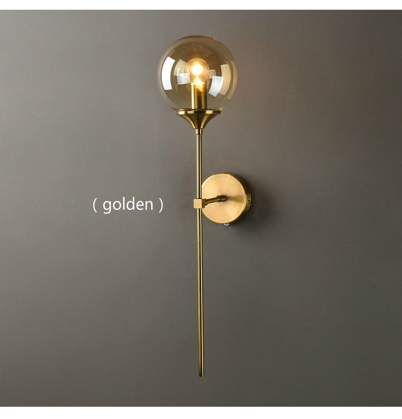 IWP Modern Balloon Glass Sconces Wall Lamp