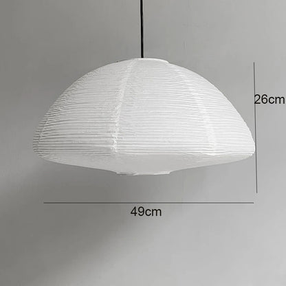 Japanese Style Rice Paper Balloon Pendant Light