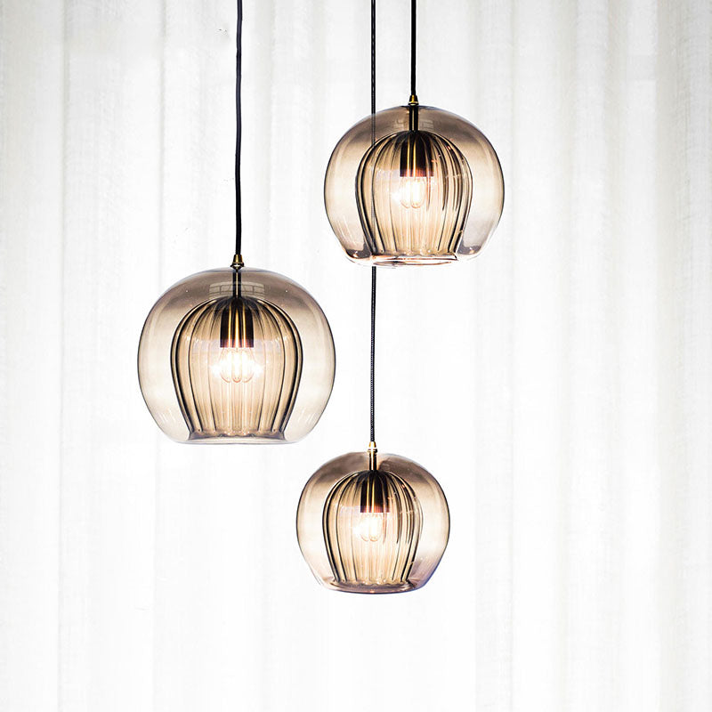 Sano Nordic Design Modern 2-layer Glass Pendant Light